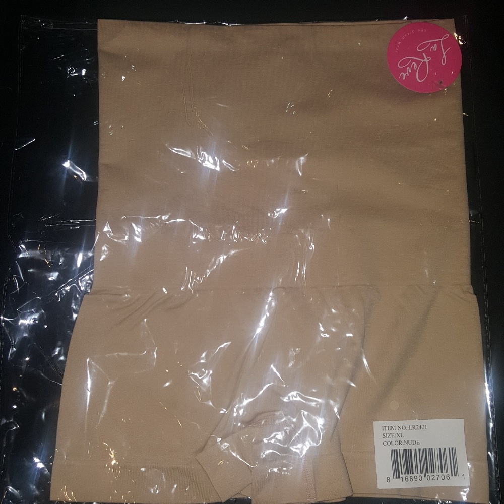 Boy-short compression underwear Nude